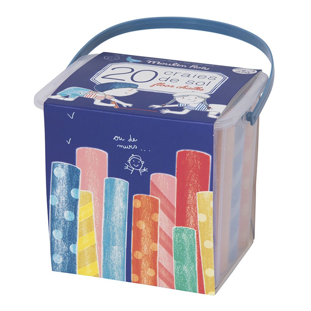 Moulin Roty, Тебешири в кутия, 20 броя