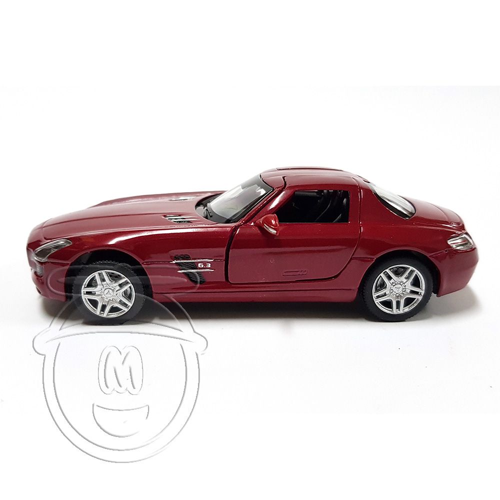 Метална кола, Mercedes SLS AMG Coupé, винено червен