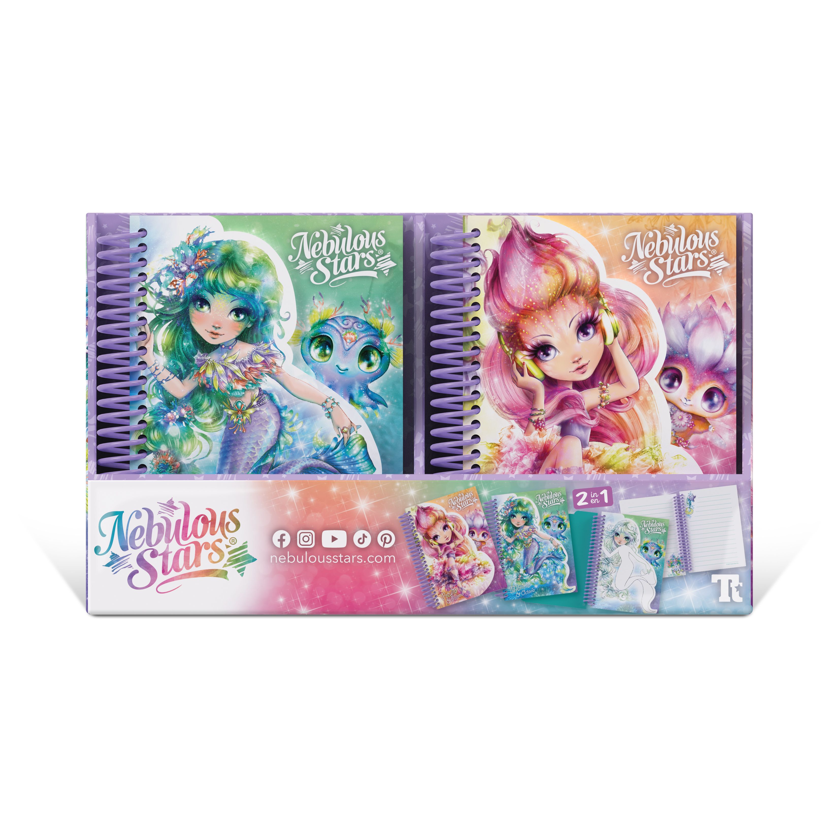 Мини дизайнерски бележник, асортимент