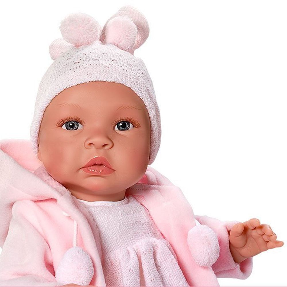 Кукла-бебе, Лея, с розово палто