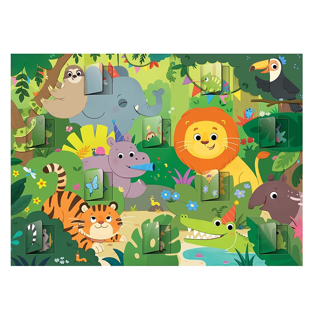 Пъзел с капачета, Кой се крие в джунглата