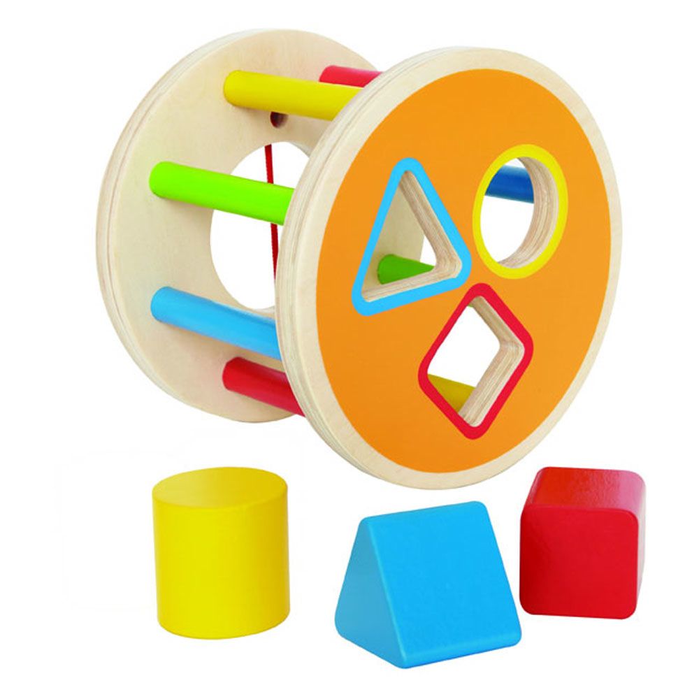 Hape, Дървен сортер, 1-2-3