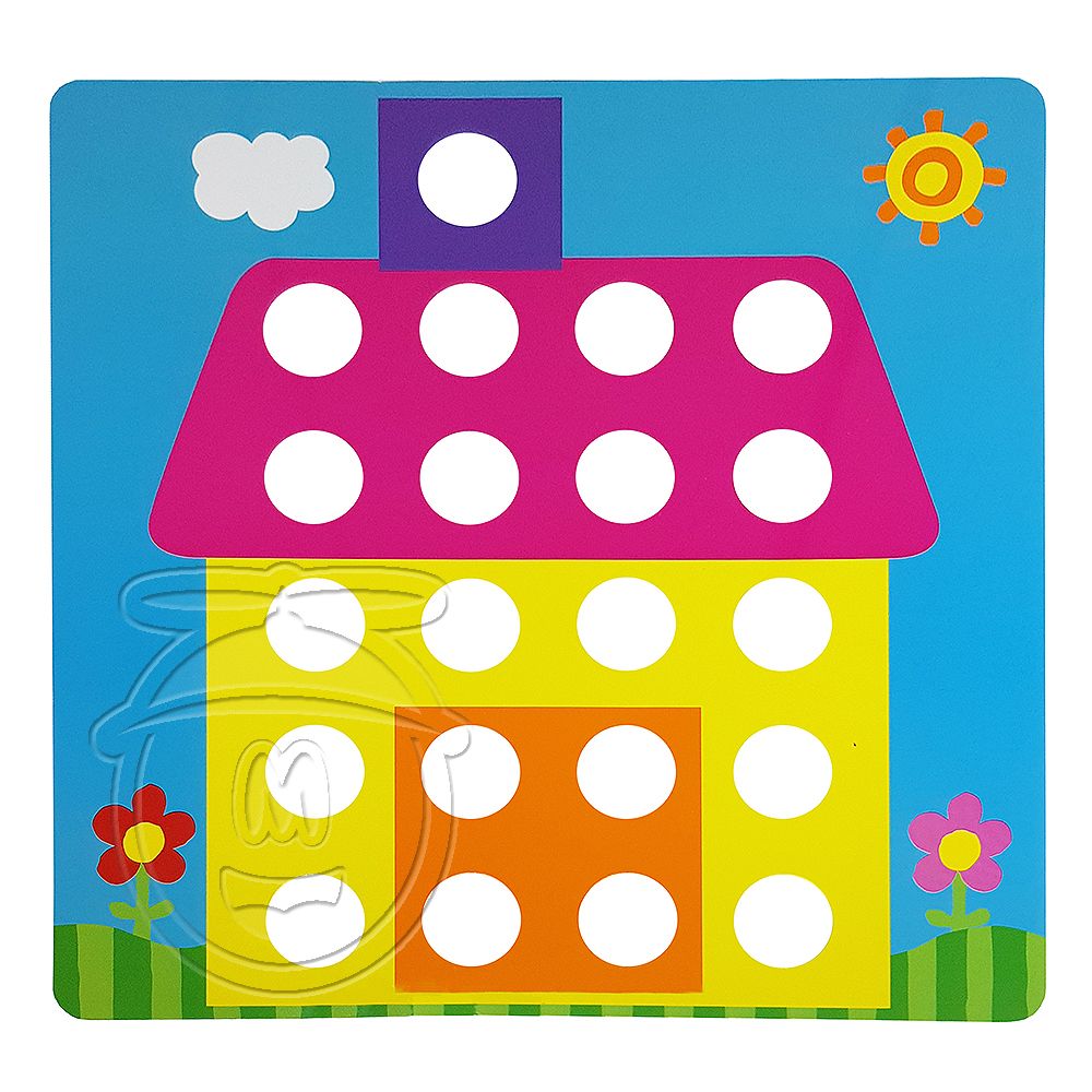 Бебешка мозайка с едри елементи