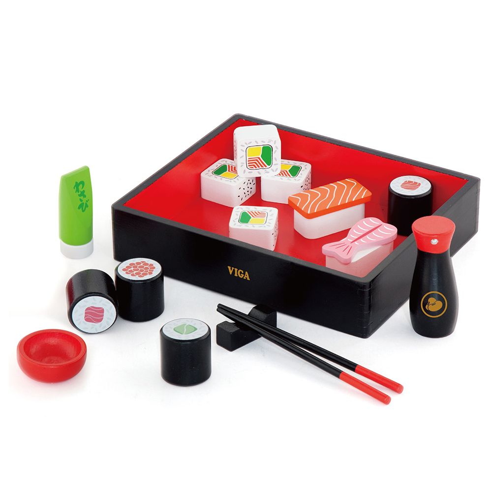 Viga toys, Дървен комплект за суши