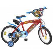 Детски велосипед Paw Patrol, с помощни колела, 16 инча