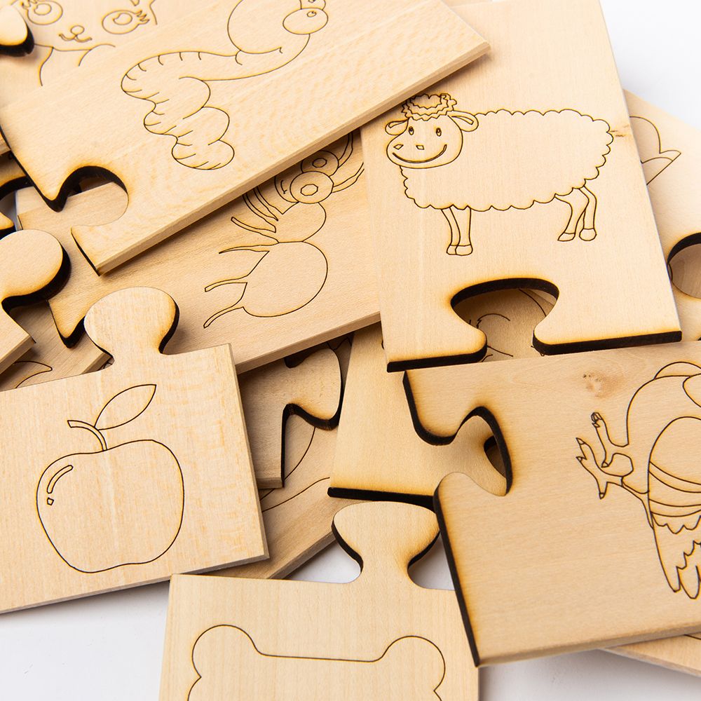 Дървена образователна игра, Какво ядат животните