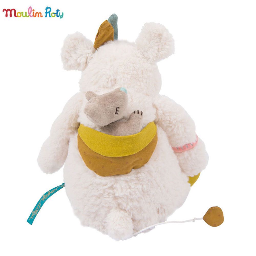 Плюшена музикална играчка, Полярна мечка, 30см