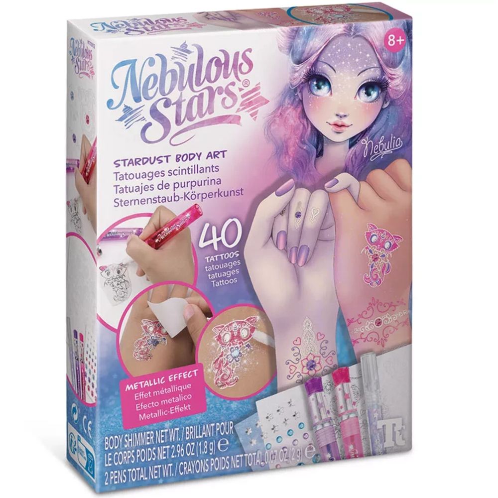 Nebulous Stars, Блестящ творчески комплект за тяло, с татуировки