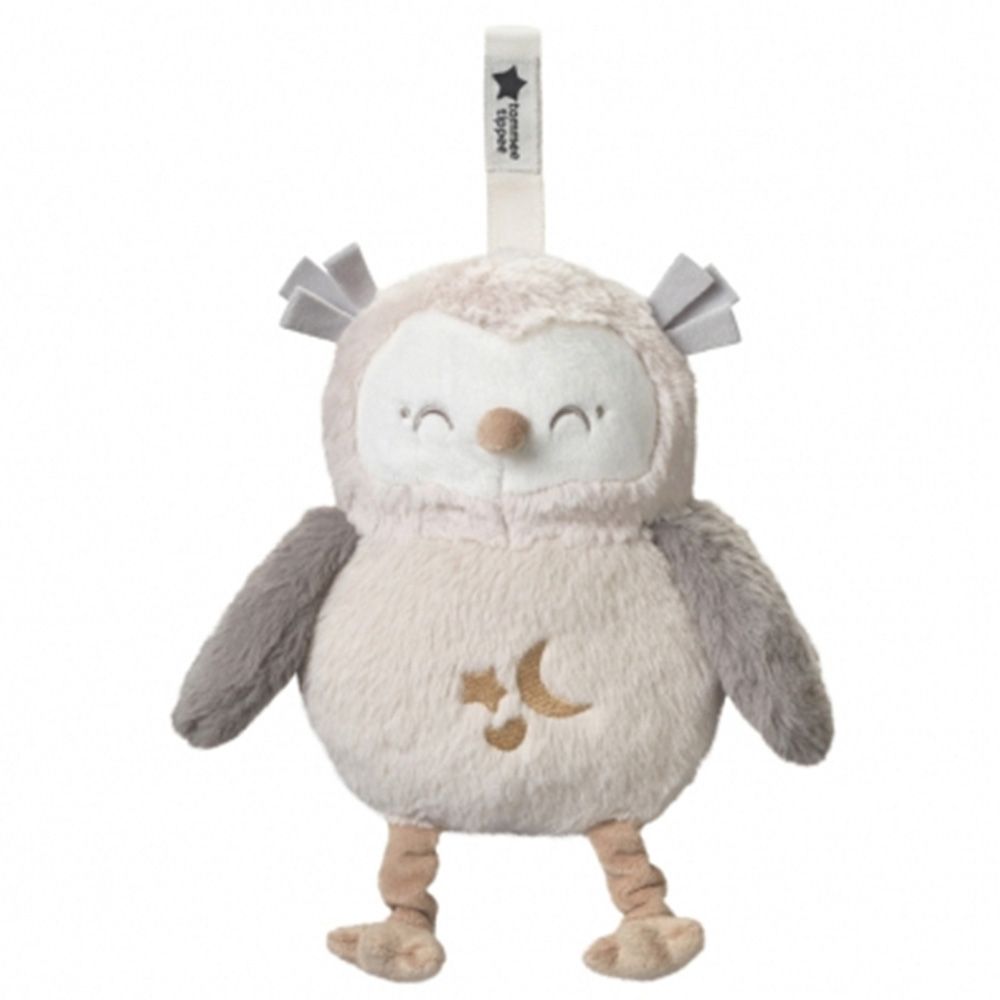 Бухалчето Оли Делукс с БЯЛ ШУМ, бебешка играчка за сън