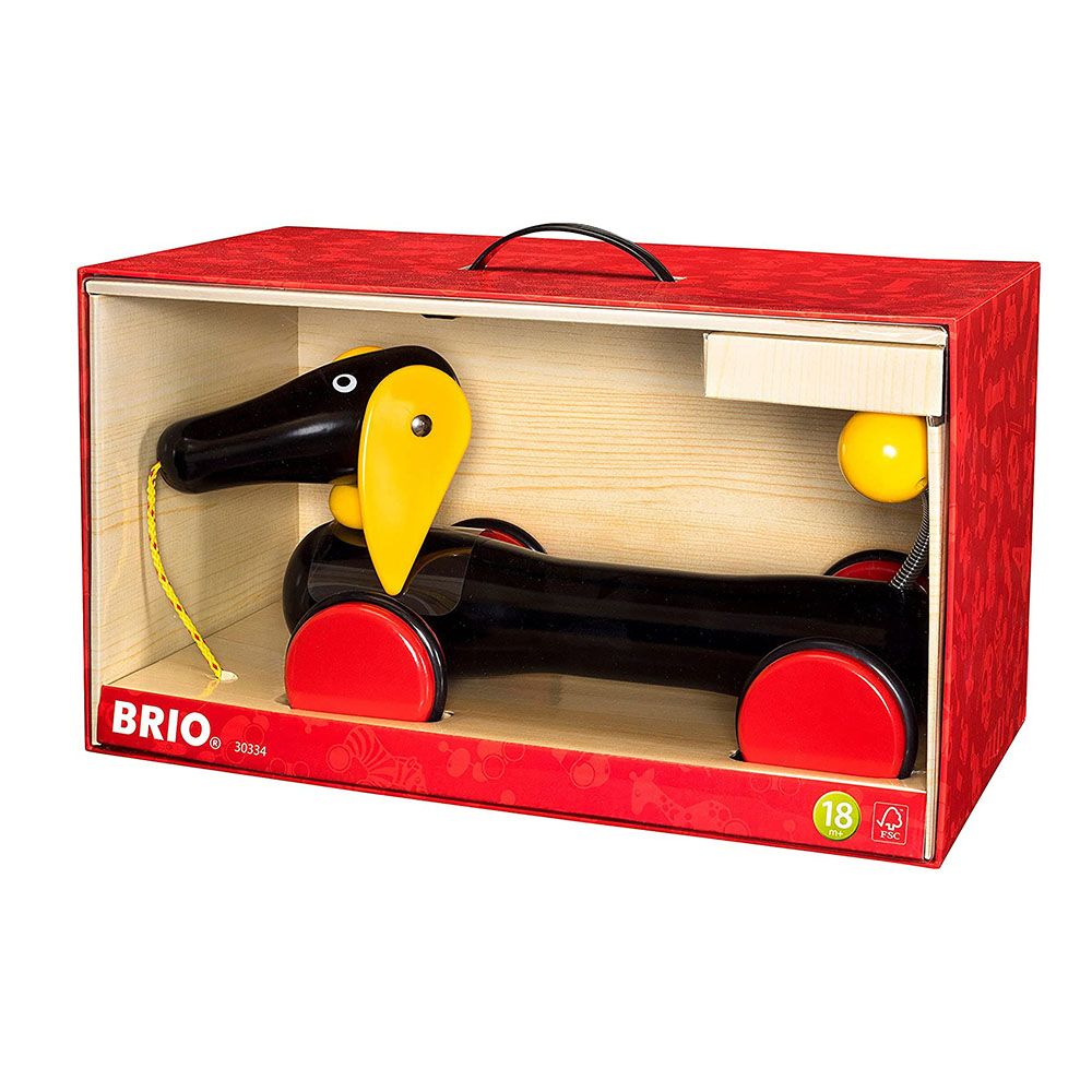 BRIO, Играчка за дърпане, Дакел XL