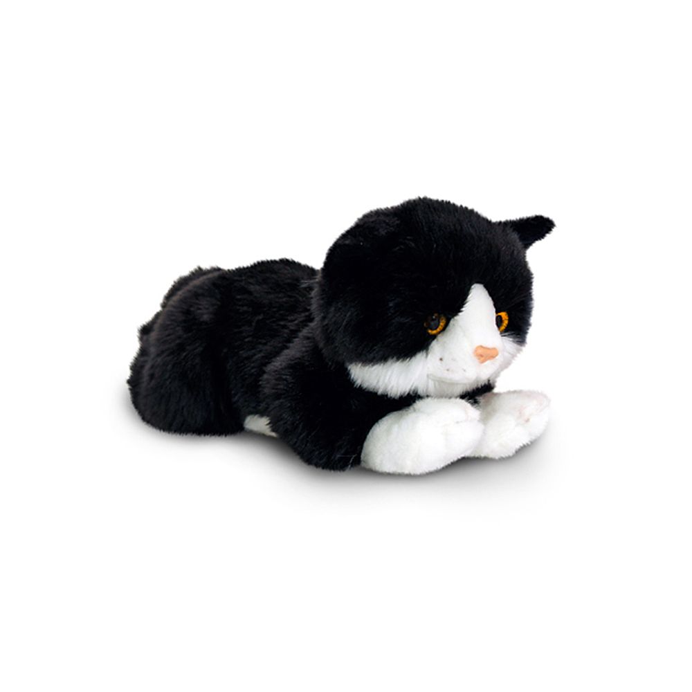 Keel Toys, Плюшено черно коте с бели петна