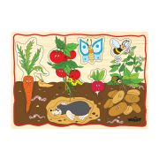 Дървен пъзел с дръжки, Зеленчуци