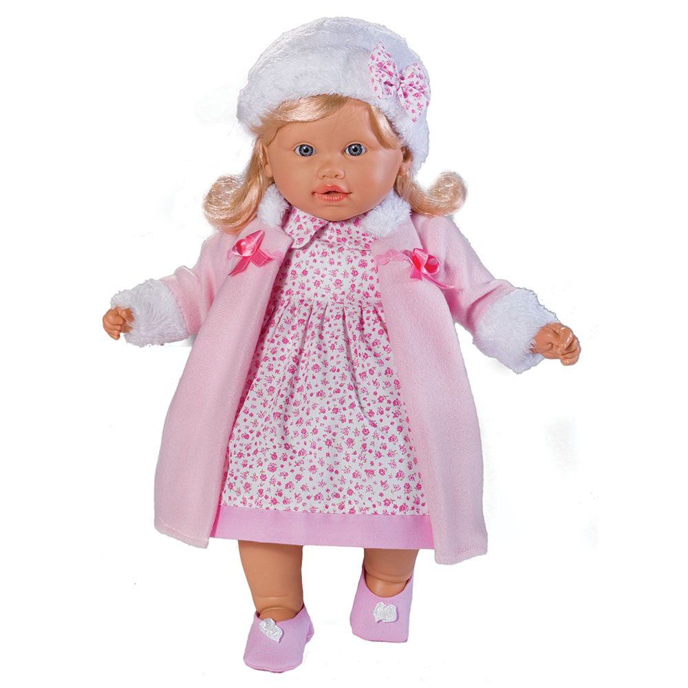 Кукла с палто и шапка, Baby Pink, 3 см