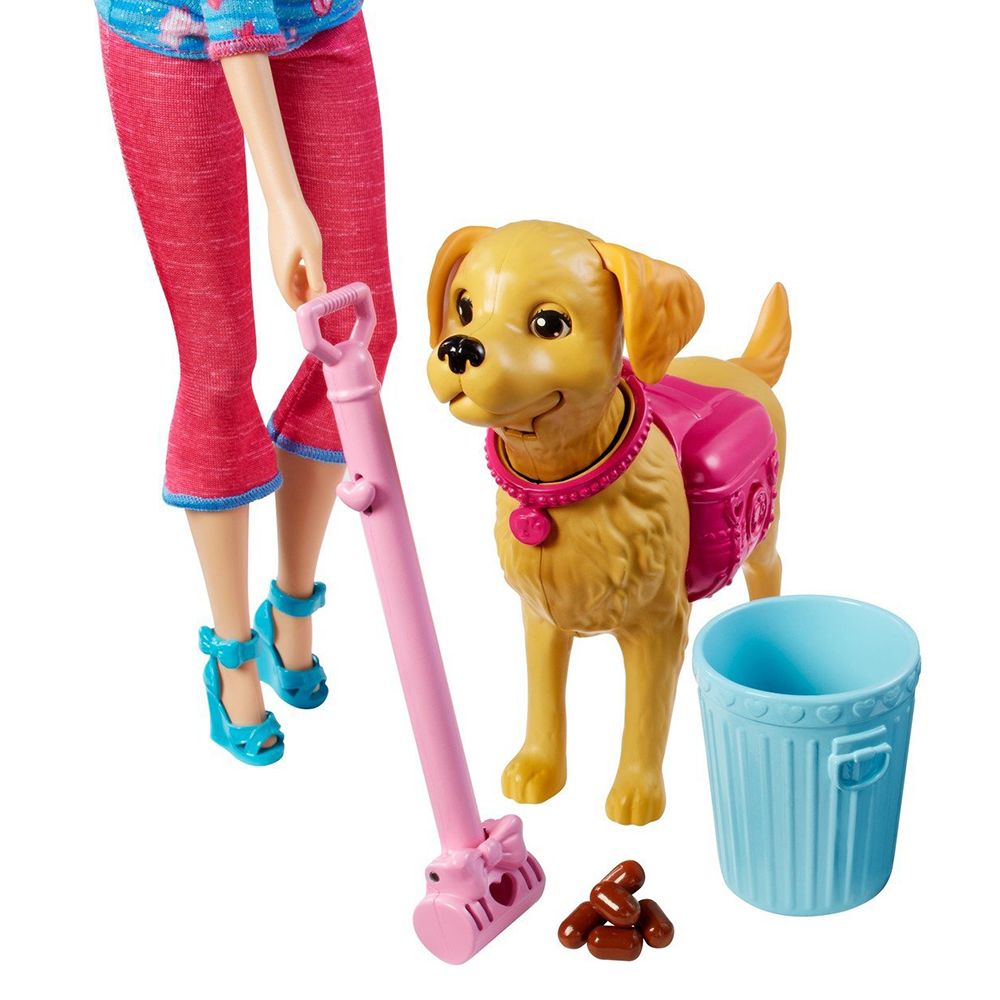 Barbie  Кукла Барби с кученце Тафи
