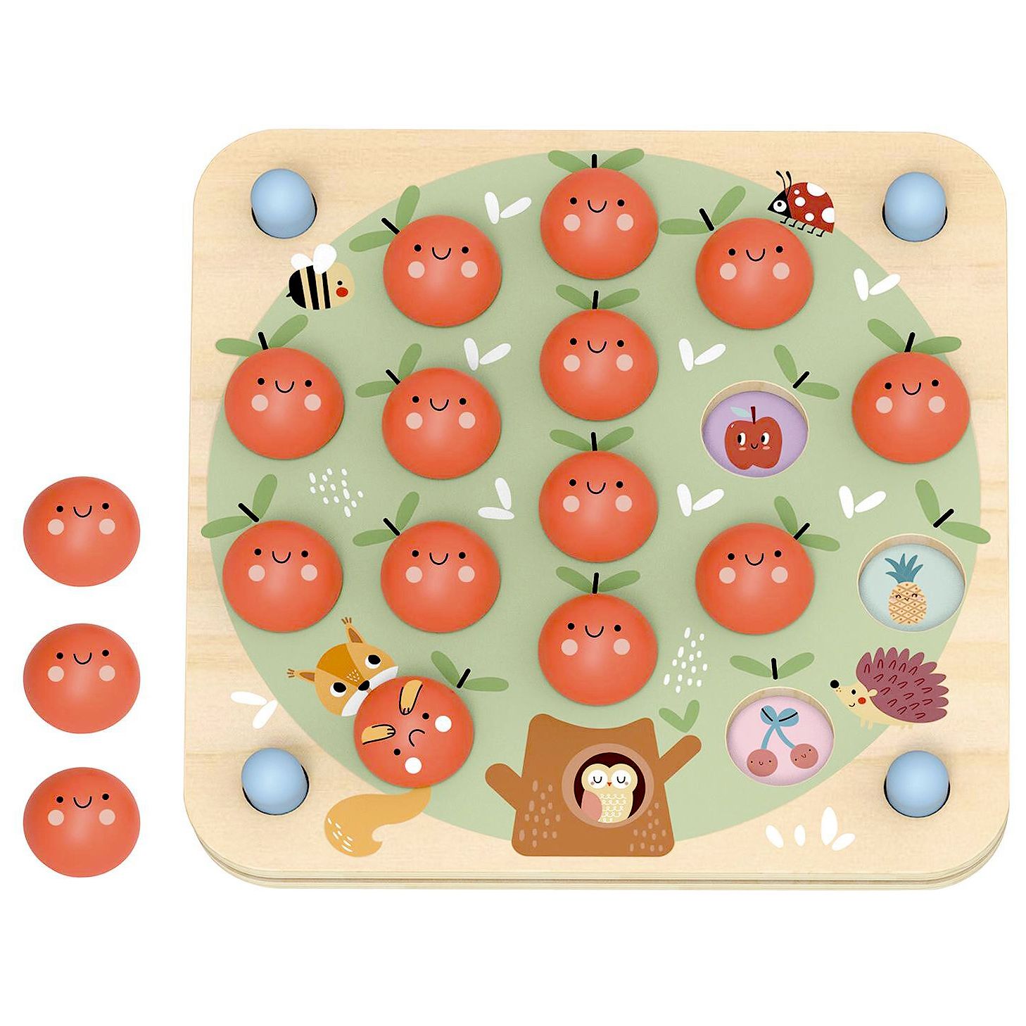 TookyToy, Мемо игра, Ябълки, 10 в 1