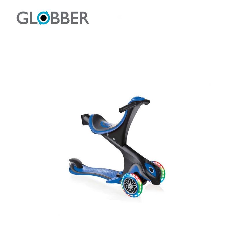 Тротинетка с родителски контрол 5 в 1 Globber Go Up Comfort Lights