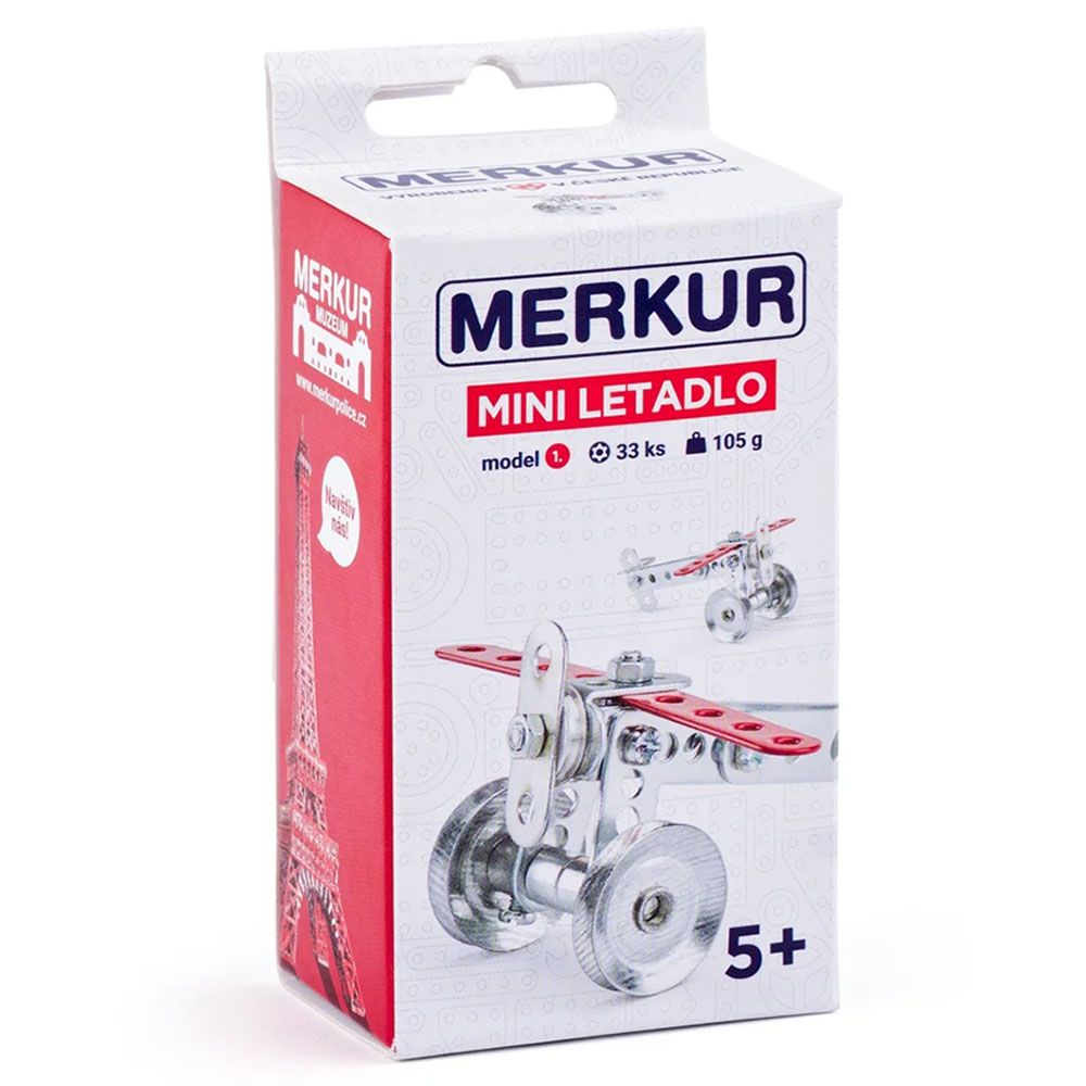 Merkur, Метален конструктор, Mini 51, Самолет, 33 части