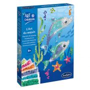 Изкуство с пайети, Делфини