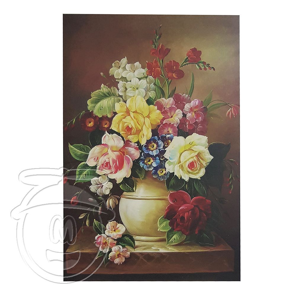 Ваза с цветя, пъзел мини, 1000 части