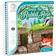 Логическа магнитна книжка-игра, В заешката дупка