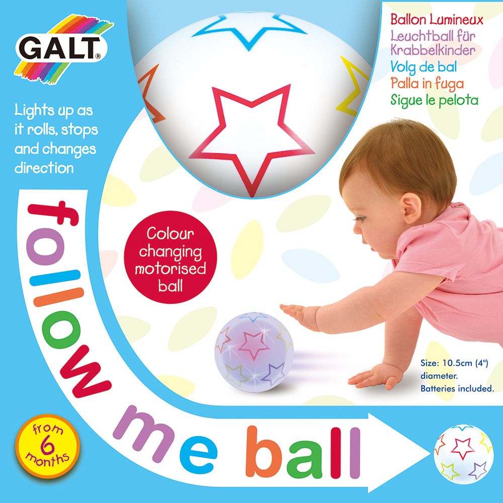 Galt Toys, Бебешка движеща се топка, Следвай ме