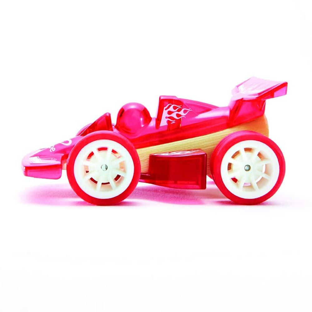Hape, Червена количка от бамбук, Racer
