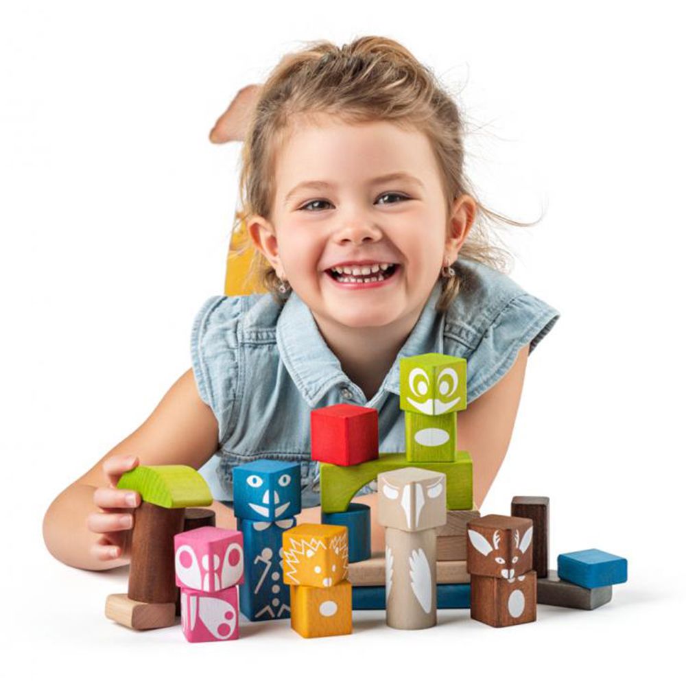 Дървени конструктор, Горски свят