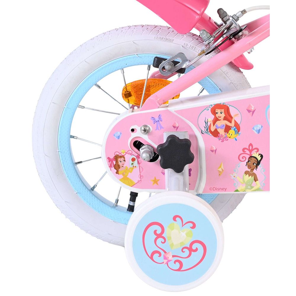 Детски велосипед с помощни колела, Disney Princess,12 инча