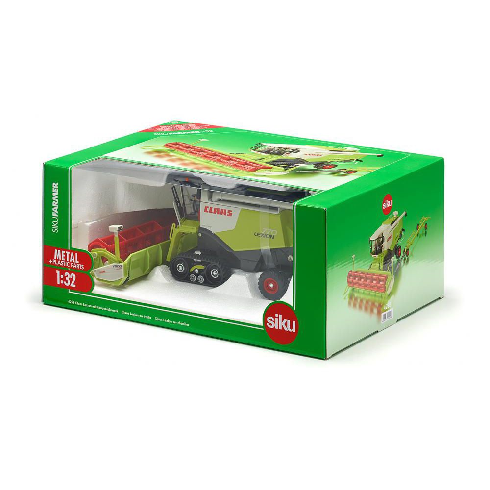 Комбайн Claas Lexion с ремарке
