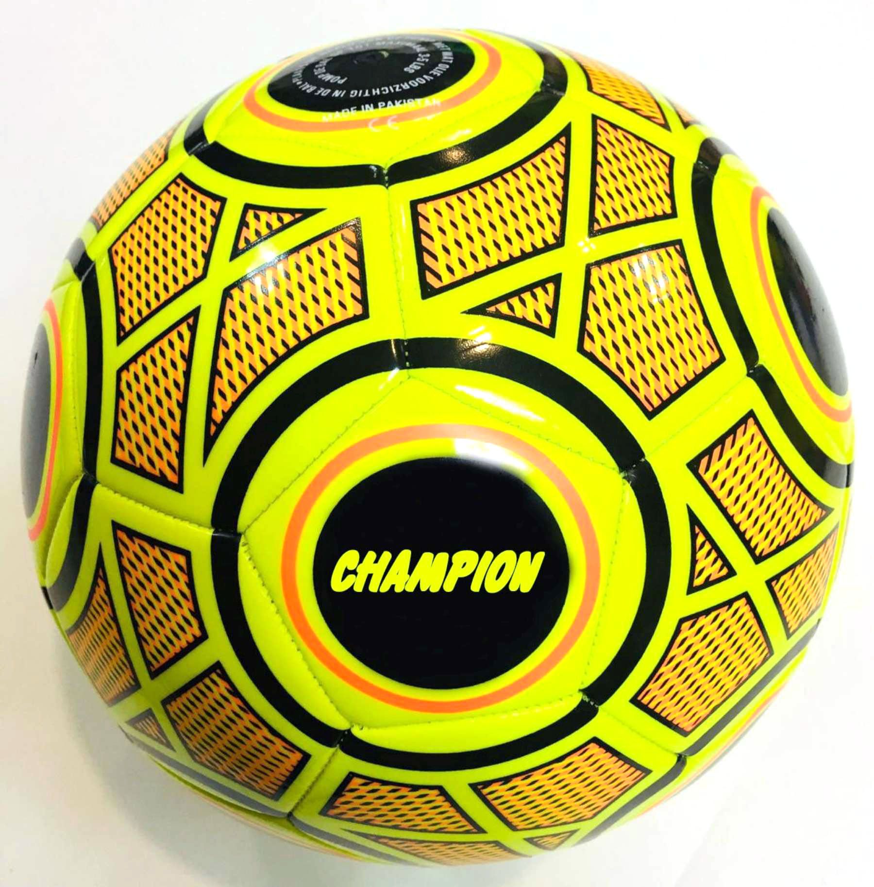 E&L Company, Футболна кожена топка, Champion, жълта