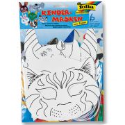 Комплект маски за оцветяване, Животни,  6 бр.