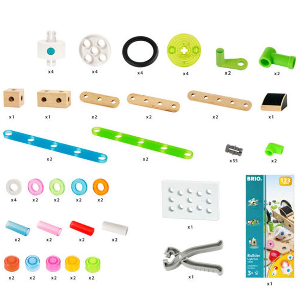 Светлинен конструктор, 123 части