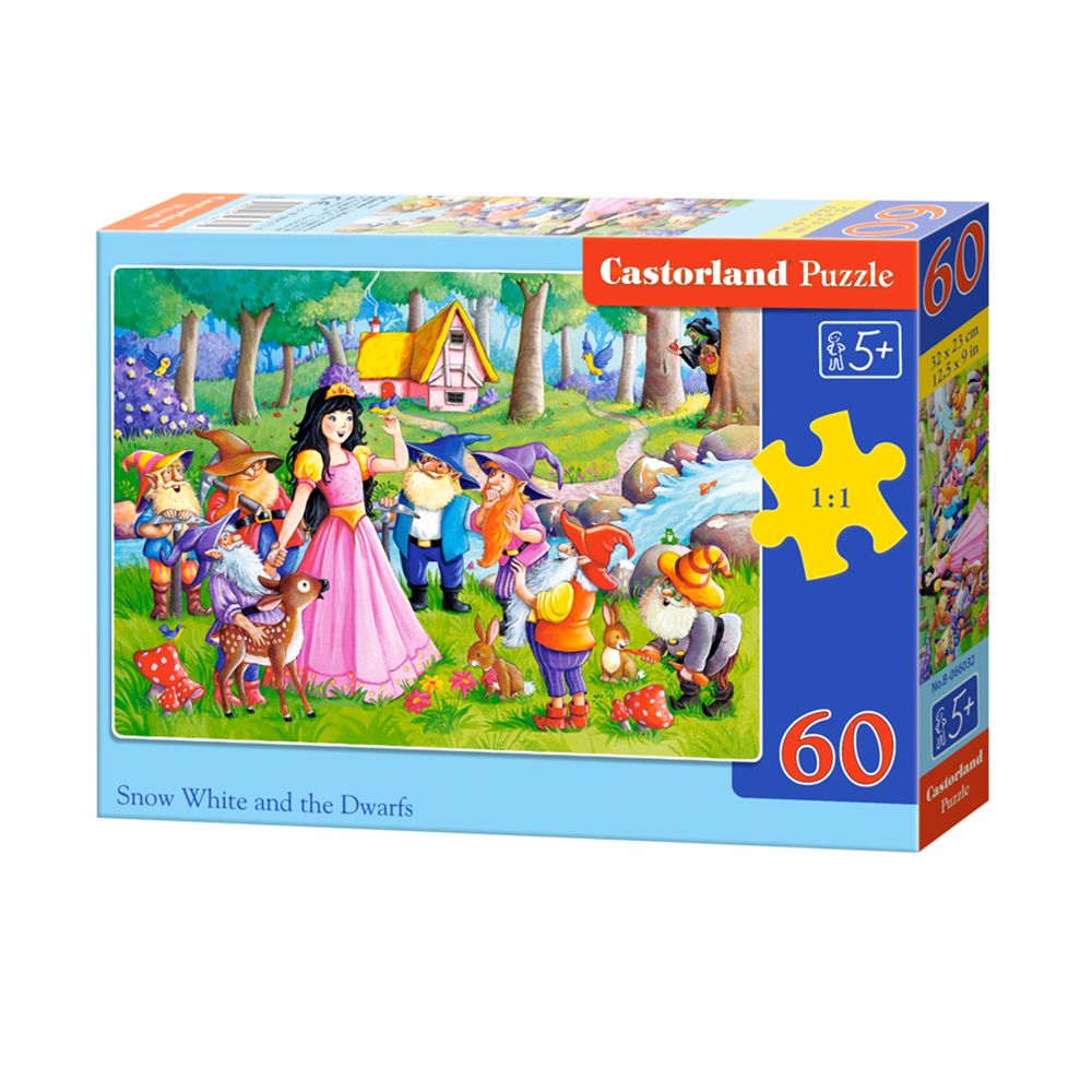 Castorland, Снежанка и седемте джуджета, пъзел 60 части