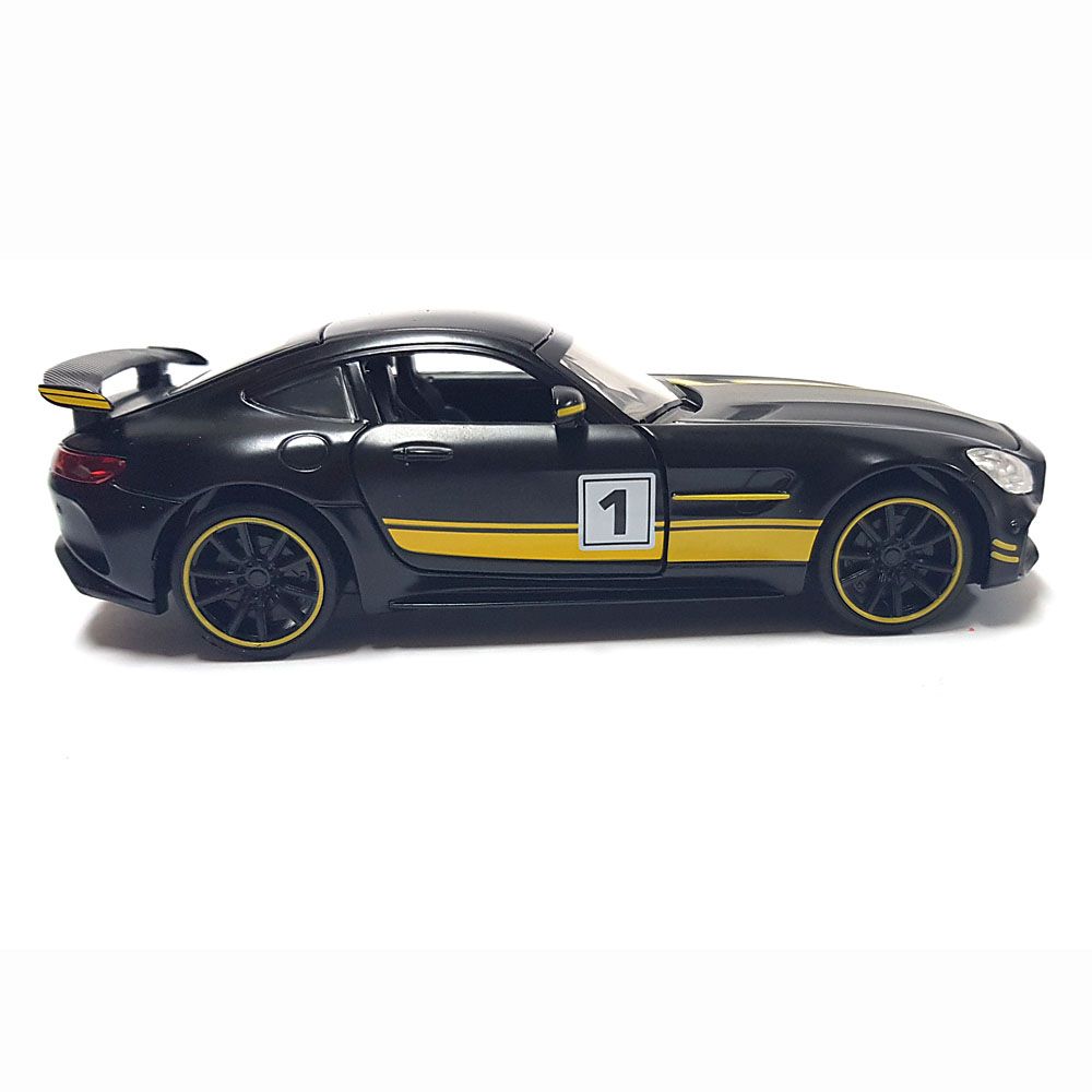 Метална кола, Mercedes Benz GTR sports, черен мат