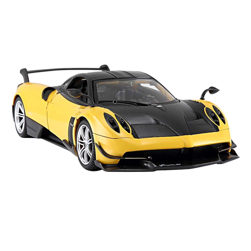 Кола с радио контрол, Pagani Huayra BC 1:14, жълта