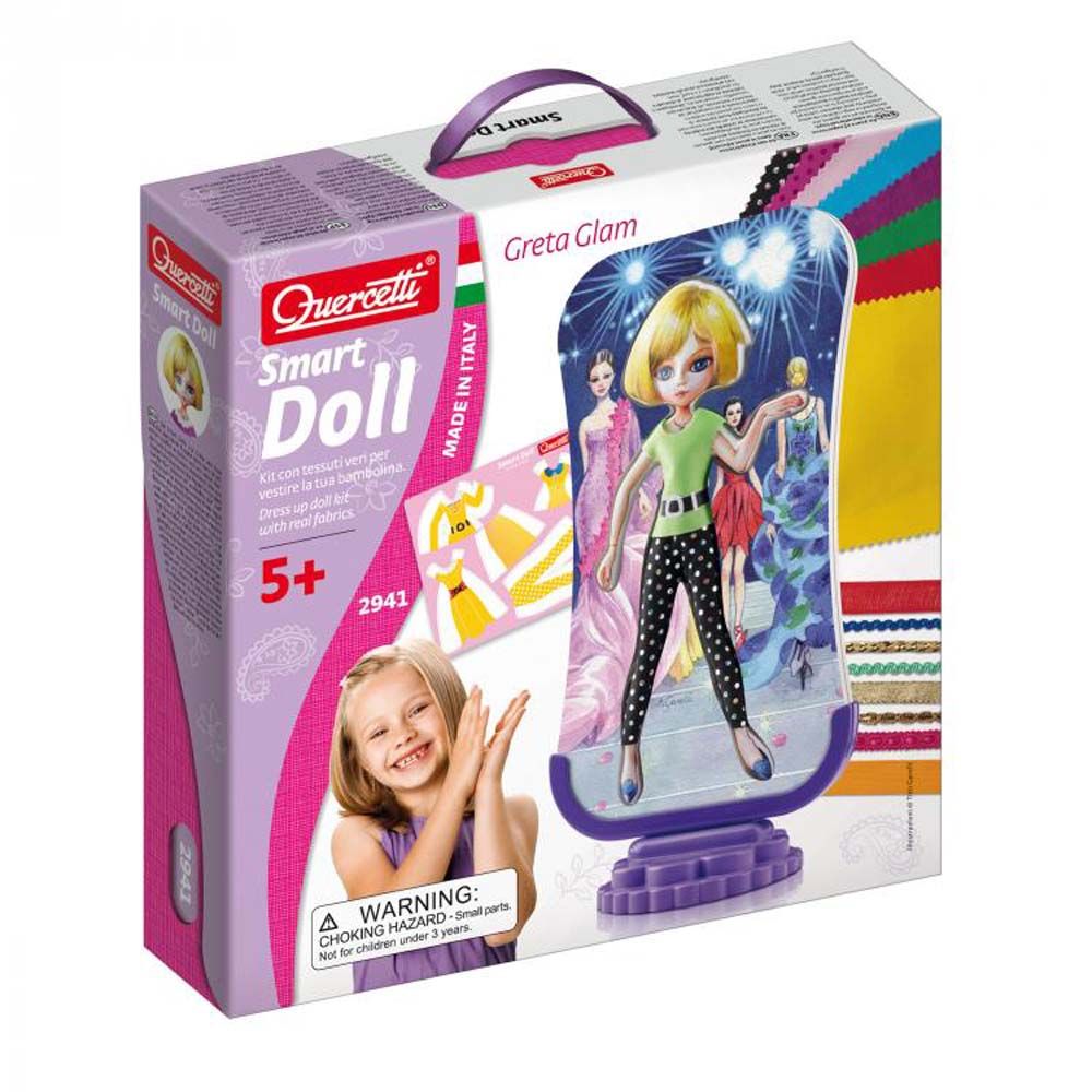Quercetti, Модно момиче SMART DOLL - Грета
