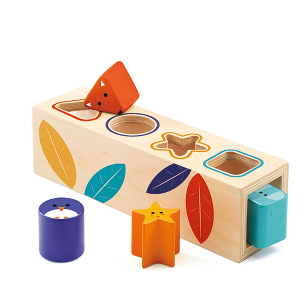 Djeco, Дървена играчка за сортиране на форми