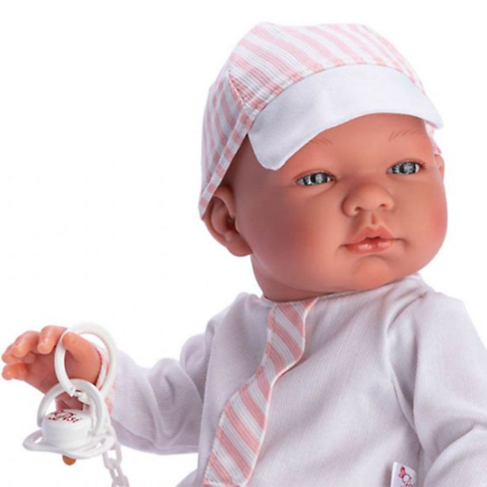 Кукла бебе, Пабло, с лятно костюмче и шапка