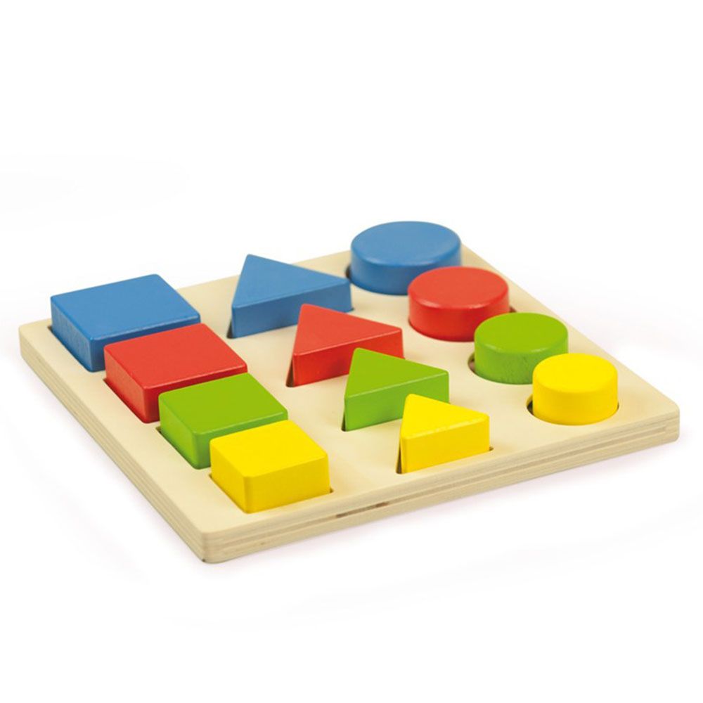 Andreu toys, Дървена образователна играчка, Форми, размери, цветове
