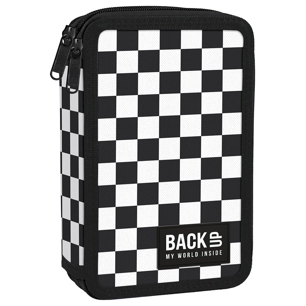 BACKUP, Ученически несесер Chessboard, с 2 ципа