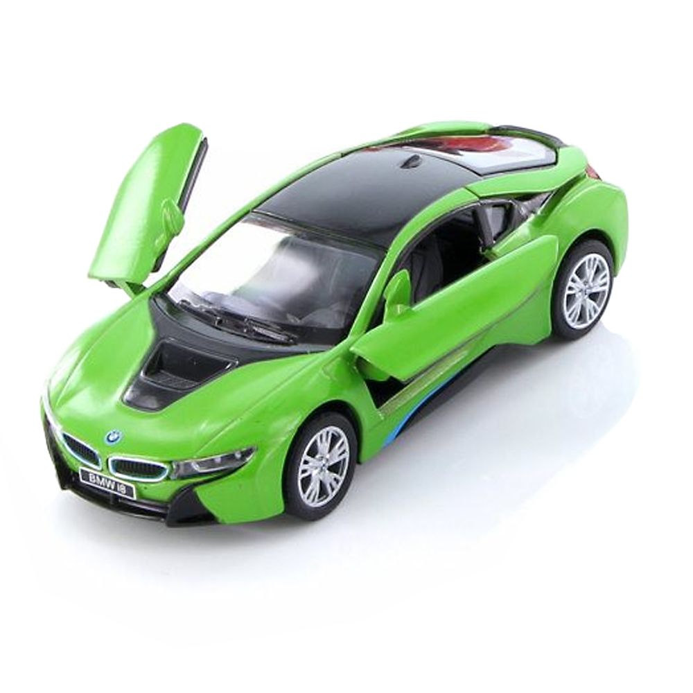 Метална кола BMW 8i, зелена