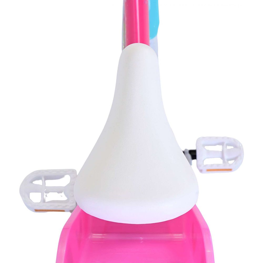 Детски велосипед с помощни колела, Barbie, 16 инча