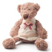 Плюшена Меца с рокля, 43 см.