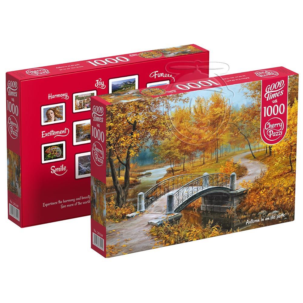 Есен в стария парк, пъзел 1000 части