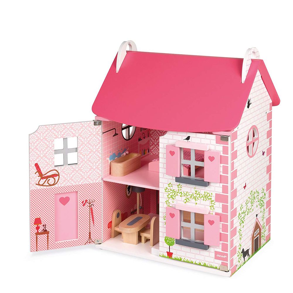 Дървена къща за кукли, Обзаведена