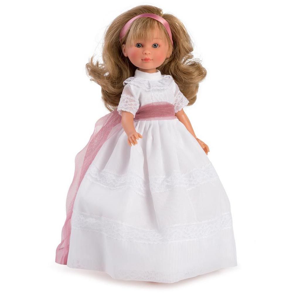 Asi, Кукла Силия, с официална бяла рокля, 30 см