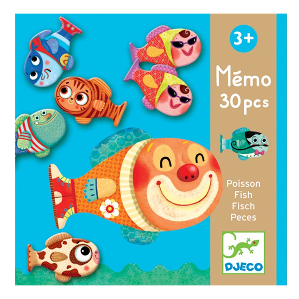 Djeco, Игра за памет, Рибки