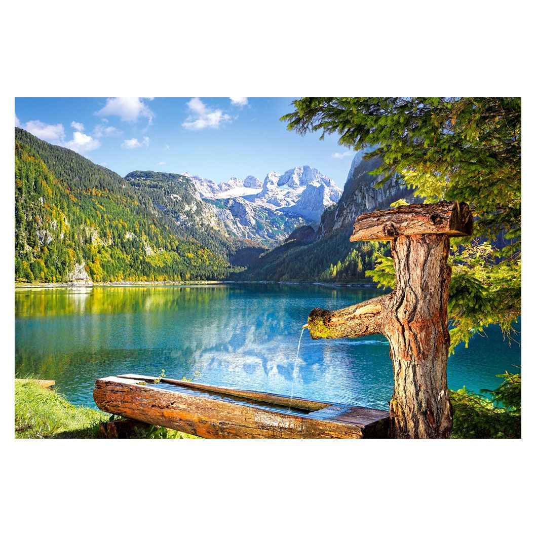Езерото Госау, Австрия, пъзел 1500 части