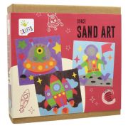 Космос - комплект за рисуване с цветен пясък