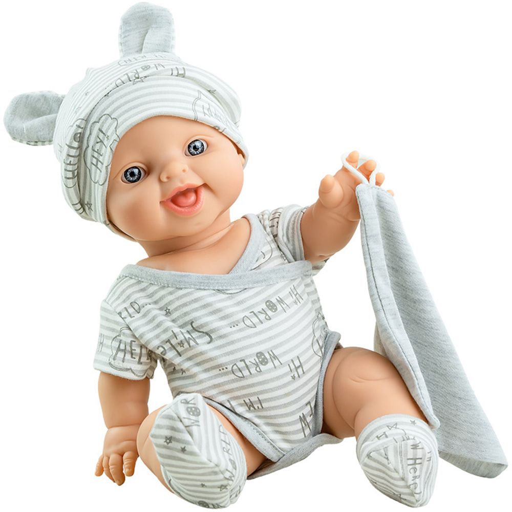 Los gordis, Кукла-бебе Карлос, с пижама, 34 см, Paola Reina